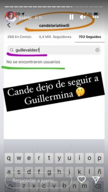 Todo mal El llamativo gesto de Cande Tinelli con Guillermina Valdés