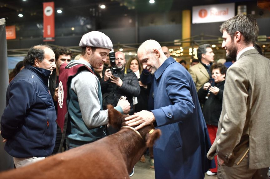 Rodríguez Larreta en la Exposición Rural El campo va a ser la bandera