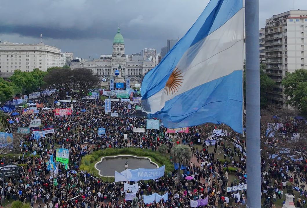 Las universidades nacionales volvieron a salir a las calles por la Ley de Financiamiento