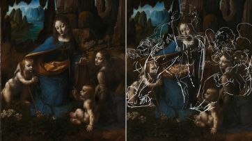 Descubrieron un secreto de Leonardo Da Vinci debajo del cuadro 'La Virgen de las Rocas'