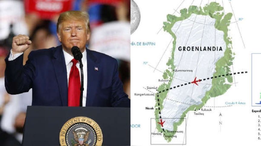 El gobierno de Groenlandia respondió, luego de los rumores que indican que Trump quiere comprarla