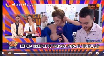 Leticia Brédice: una mala pasada con el corpiño la llevó a protagonizar un blopper hot