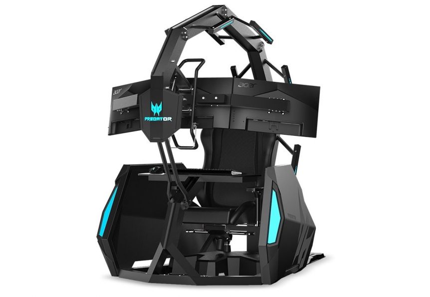 Impresionante silla gamer masajeadora