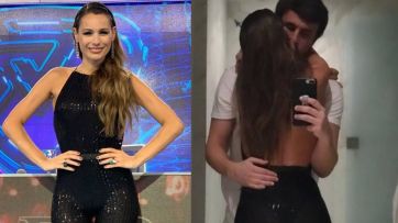 Florencia Peña hizo la remake de la fotografía que Pampita le hizo borrar a su novio