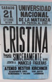 Cristina vuelve y festeja la primavera en La Matanza