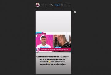 Mariana Nannis debutó en Instagram y arremetió contra Claudio Caniggia y su novia