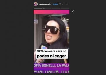 Mariana Nannis debutó en Instagram y arremetió contra Claudio Caniggia y su novia