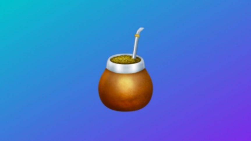 El emoji del mate desembarcó en los iPhone