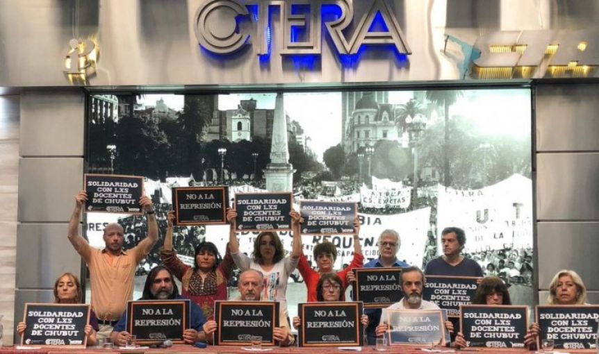 Paro nacional docente en solidaridad con Chubut
