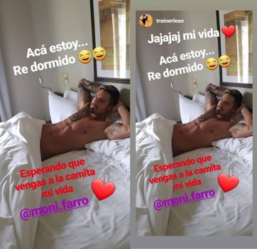 Tras ser acusada de infiel, Mónica Farro compartió una foto de su esposo desnudo