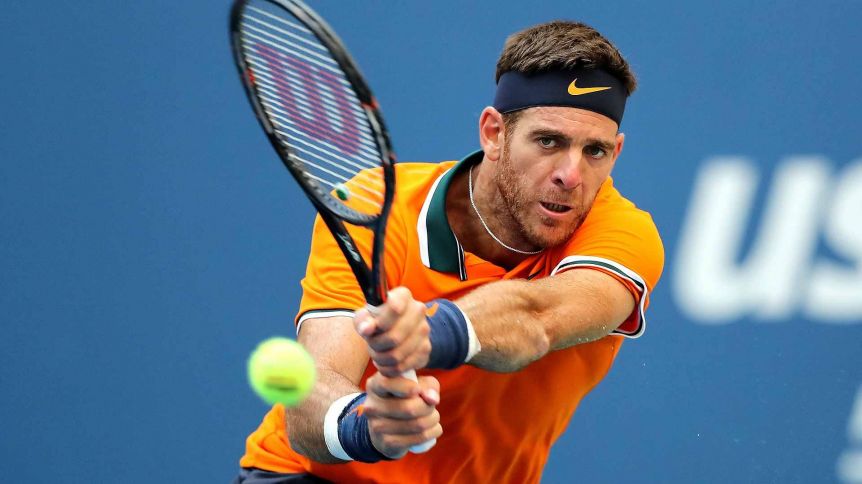 Juan Martín del Potro se bajó del partido contra Roger Federer
