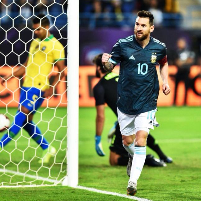 Con gol de Messi, Argentina le ganó a Brasil