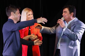 Kicillof, Magario y Espinoza se encontraron con empresarios para hablar de 