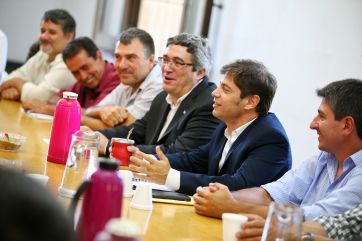 En medio de la negociación por la Fiscal Impositiva, Kicillof se reunió con productores agropecuarios