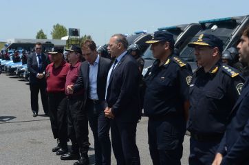 Berni supervisó con Santilli el sistema de prevención del Operativo Sol