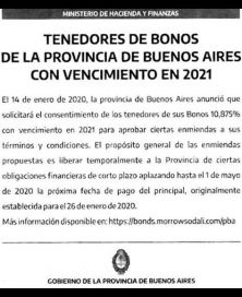 Provincia buscará cumplir con la deuda el primero de mayo
