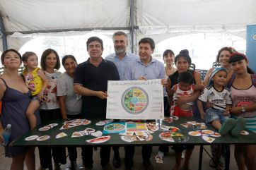 Arroyo presentó la tarjeta Alimentar en Almirante Brown y La Matanza