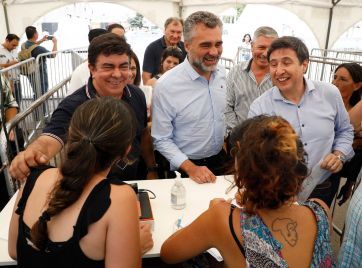 Arroyo presentó la tarjeta Alimentar en Almirante Brown y La Matanza