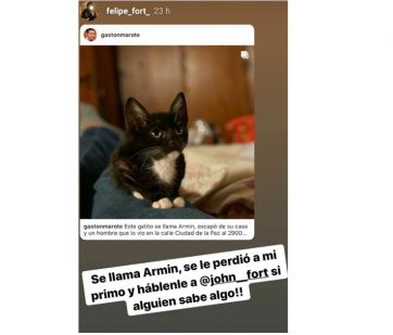 El especial pedido de Felipe, el hijo de Ricardo Fort