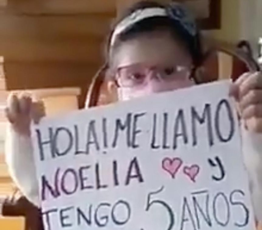 El mensaje con el que una niña de cinco años conmueve al mundo