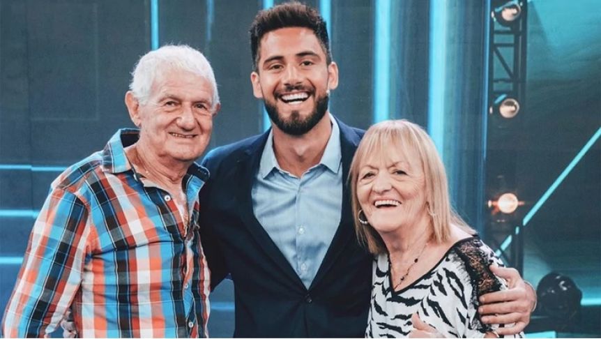El enojo de Nico Occhiato al ver a su abuelo en la cola del banco