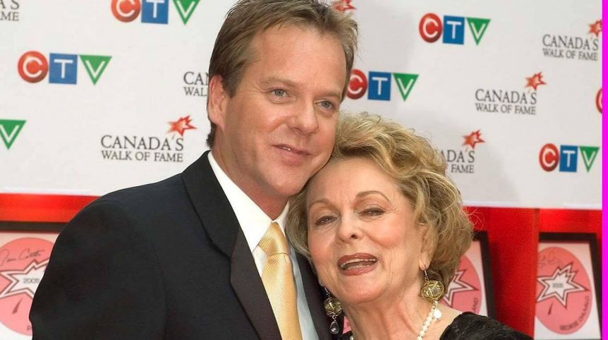 Kiefer Sutherlan confirmó la muerte de su madre, la actriz Shirley Douglas