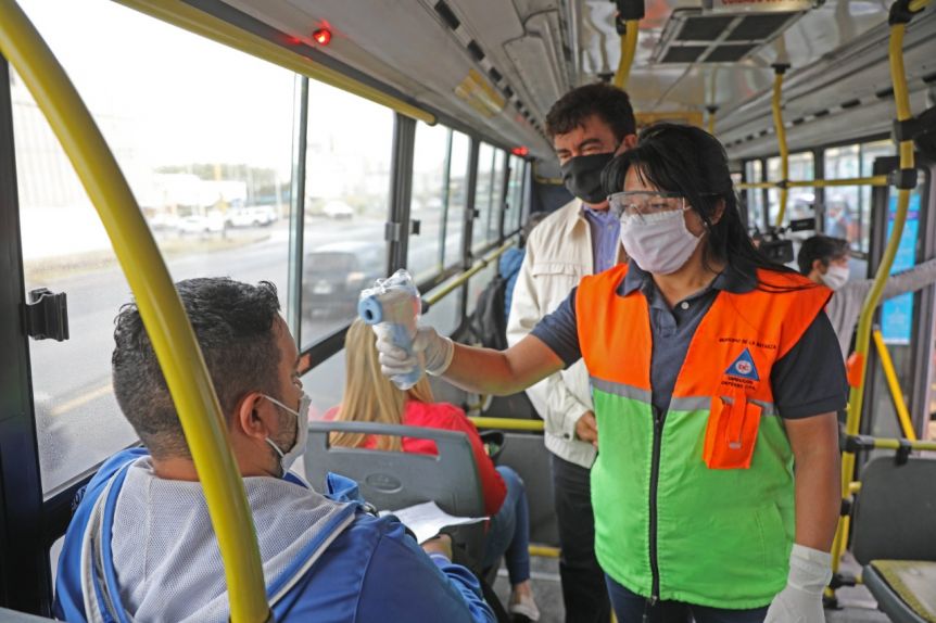 Espinoza supervisó los controles y pidió