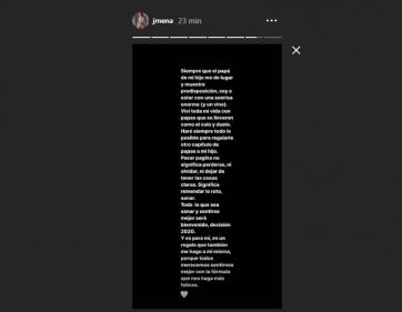 En medio de versiones de embarazo, Jimena Barón rompió el silencio