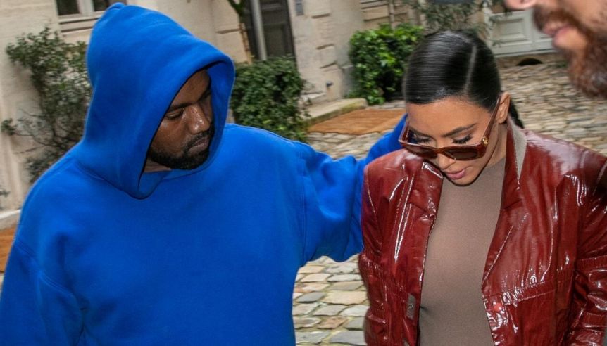 Aparecieron fotos de Kim Kardashian llorando junto a Kanye y se dispararon las suposiciones