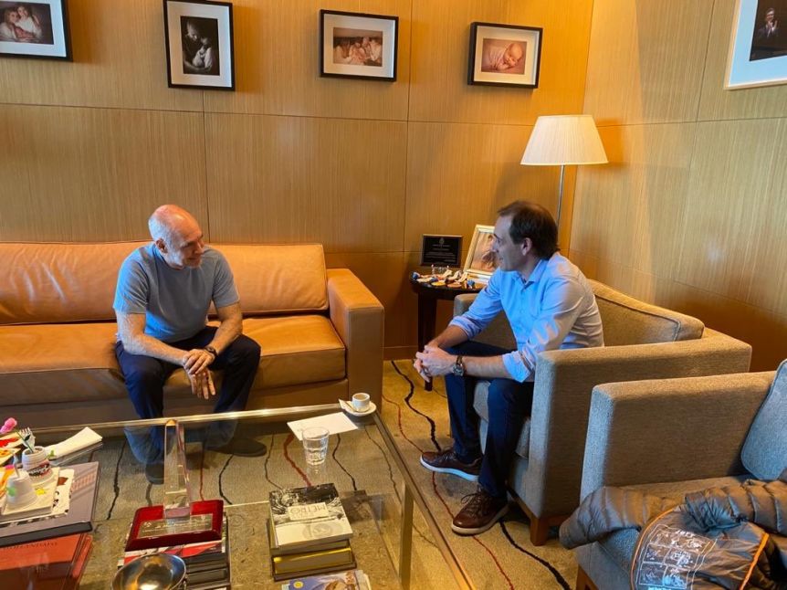 Con el foco en la pospandemia, Garro y Larreta compartieron una reunión de trabajo