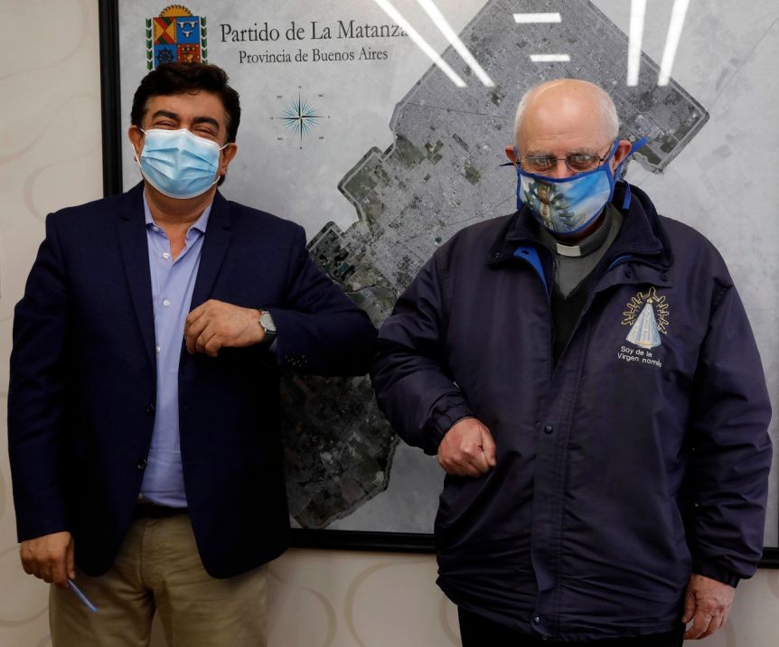 Espinoza recibió al nuevo Obispo de Laferrere
