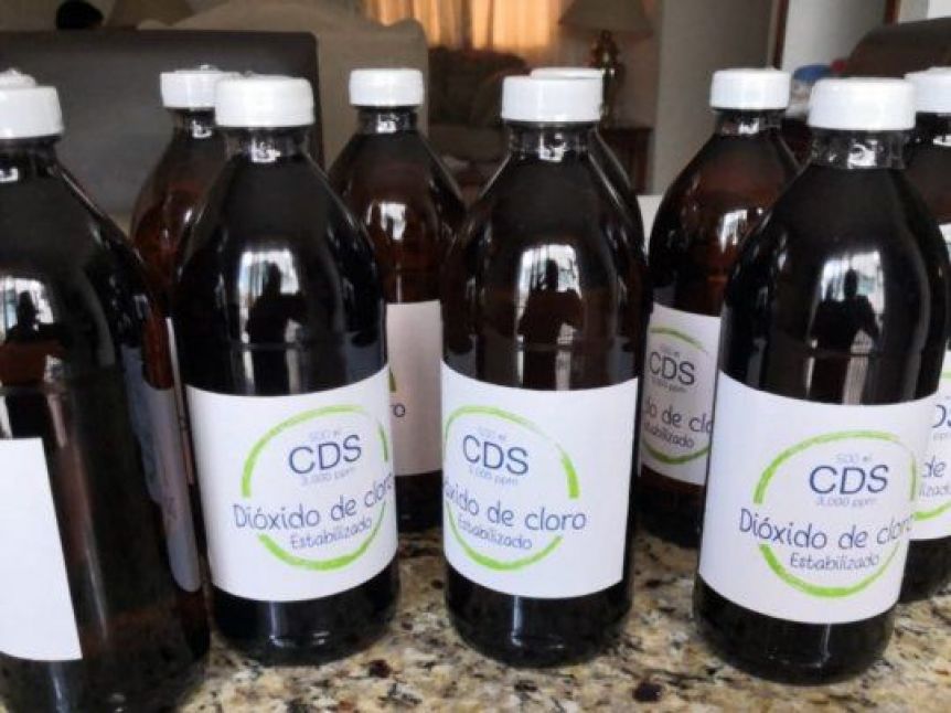 Desde Nación aclararon que no está autorizado el uso del dióxido de cloro