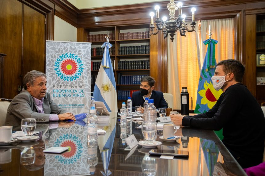 Reunión Kicillof - Duhalde: