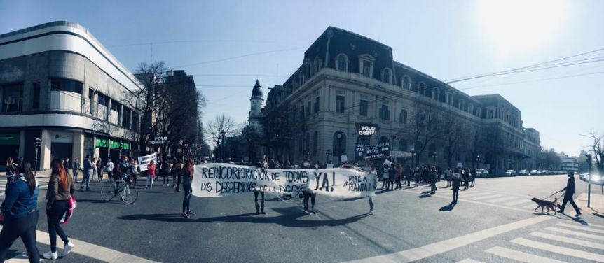 Despedidos de Educación vuelven a la calle y suman refuerzos