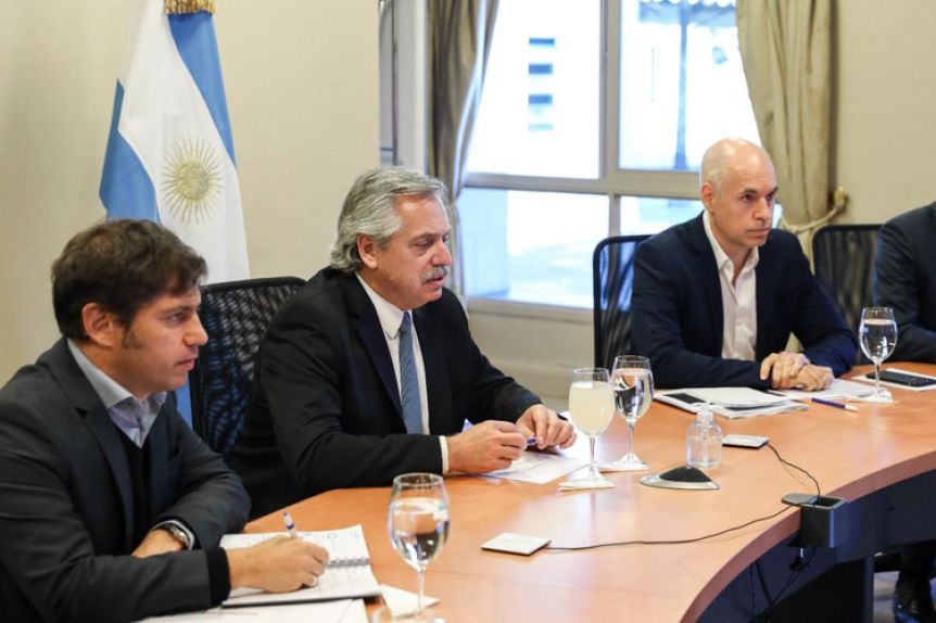 Con su reunión a solas en duda, Kicillof y Larreta definen con Alberto cómo sigue la cuarentena
