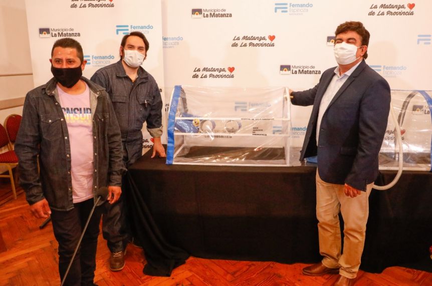 La Matanza solidaria: vecinos desarrollan y donan equipo de intubación segura