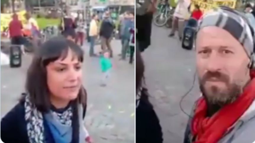 Cruces y desmentidas: ¿Son de La Cámpora los que quemaron barbijos en el Obelisco?