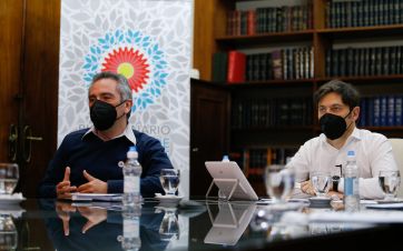 Kicillof, Larroque y una inyección económica para los niños y jóvenes