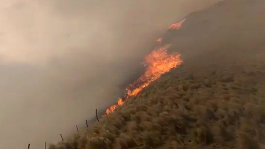Riesgo extremo por los incendios en Capilla del Monte