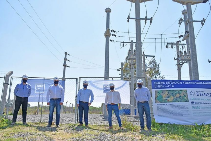EDEN inauguró estación transformadora en Chivilcoy
