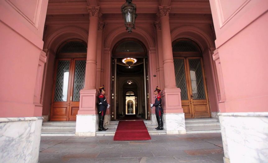 Diego: velatorio en la Casa Rosada, donde se despidió a Néstor Kirchner
