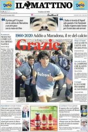 La partida de Maradona fue noticia en los principales medios del mundo