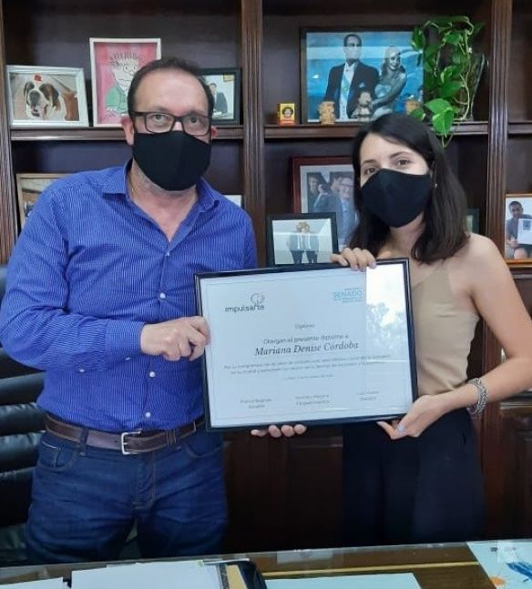 Luis Vivona participó de la entrega de premios de