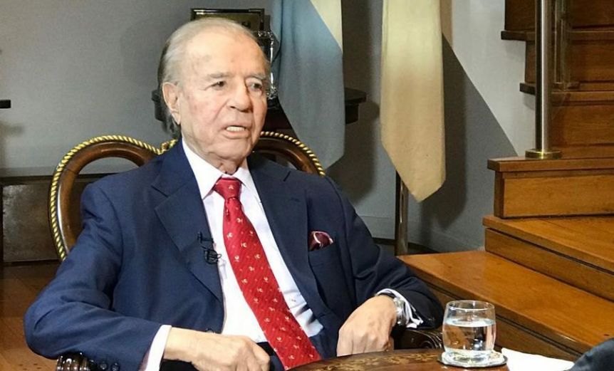 Se agravó la salud de Carlos Menem y está en coma inducido