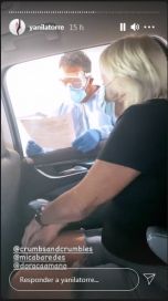 Yanina Latorre vacunó a su mamá en Miami y expresó su felicidad: “Le salvamos la vida”