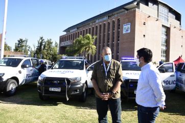 Nardini y Berni presentaron nuevos patrulleros en Malvinas Argentinas   