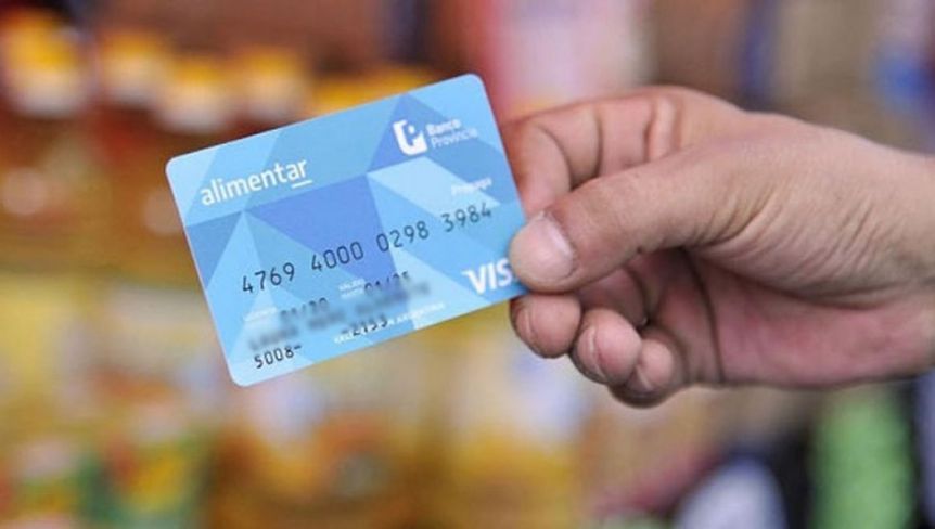 A partir de febrero, la tarjeta Alimentar aumenta un 50 por ciento