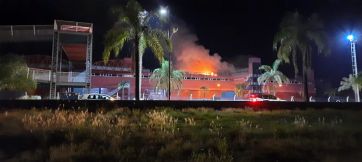 Incendio y destrucción en el Autódromo Internacional de Termas de Río Hondo