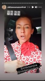 Nicole Neumann indignada porque le censuraron una publicación de Instagram