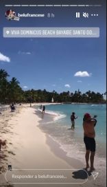 Belén Francese compartió las fotos de su luna de miel en Santo Domingo